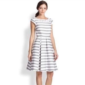 Kate Spade Grey/White Stripped Dress.